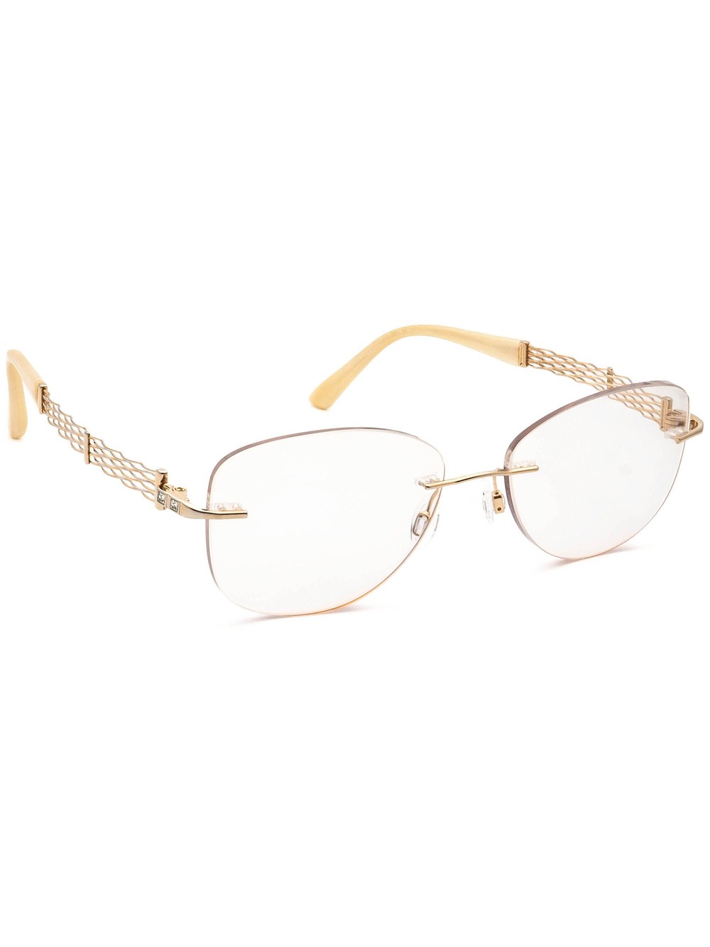 Charmant XL2053 GP Line Art Gold Plated Eyewear